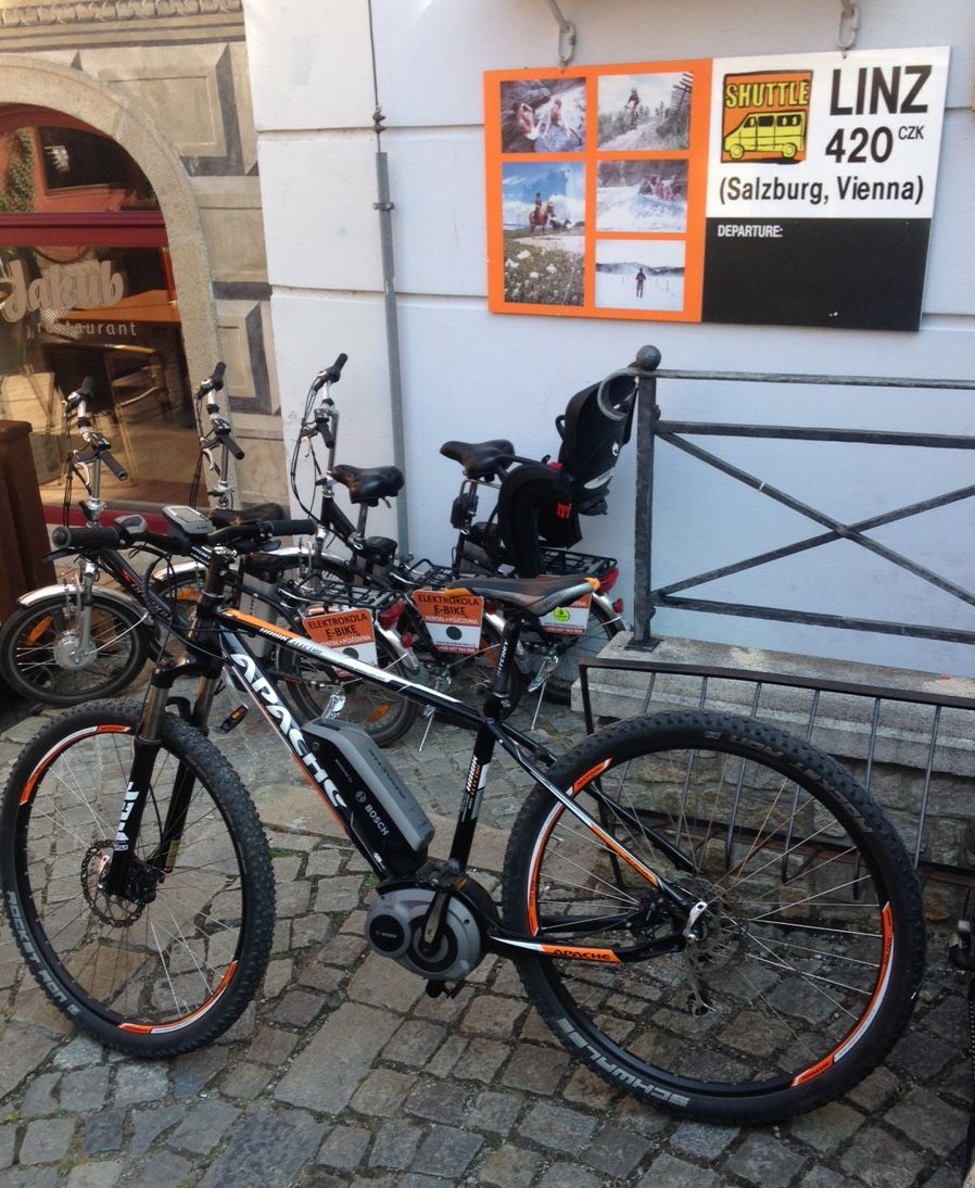 půjčovna elektrokol Český Krumlov a Lipno